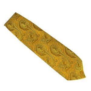Vintage 70s Don Lopez Gold Pattern Tie